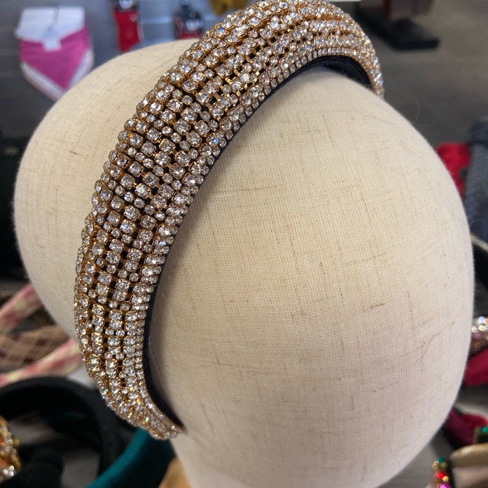 Gold Rhinestone Headband
